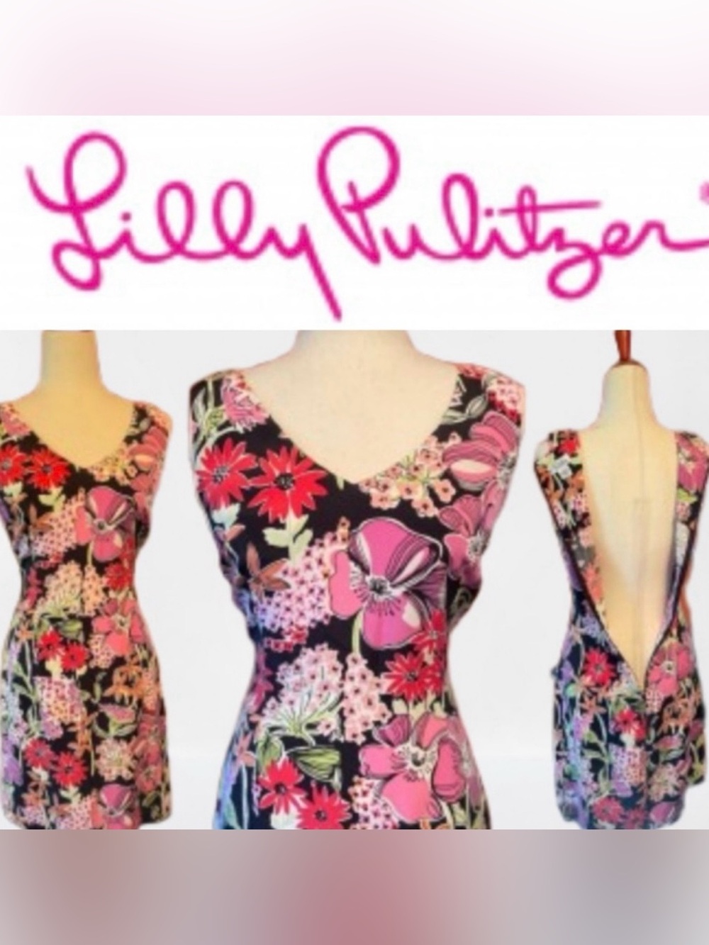 Lilly Pulitzer Silk Flower Market Dress